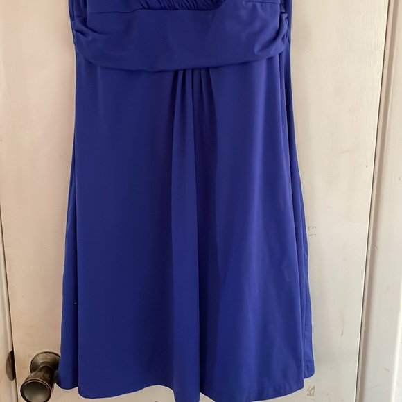 Vessos Women Sleeveless V Neck Fit and Flare Lace back Dress Large - Picture 3 of 6